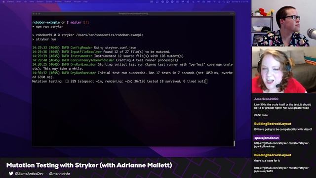Mutation Testing with Stryker (with Adrianne Mallett) | Some Antics смотреть онлайн