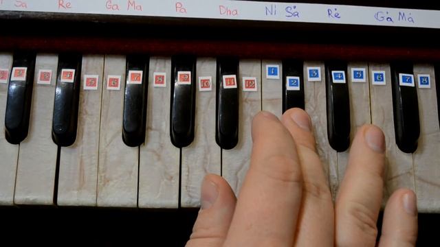 Learn Easy Tune Of Aindra Prabhu. Harmonium Lessons #6. Bhairavi Raga