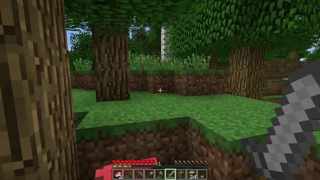 Minecraft Для новичков 1 - Что делать в первый день (ночь) смотреть онлайн