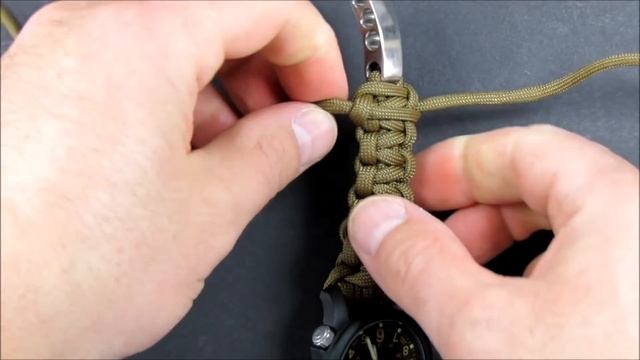 How to make a King Cobra Paracord Watch Band смотреть онлайн