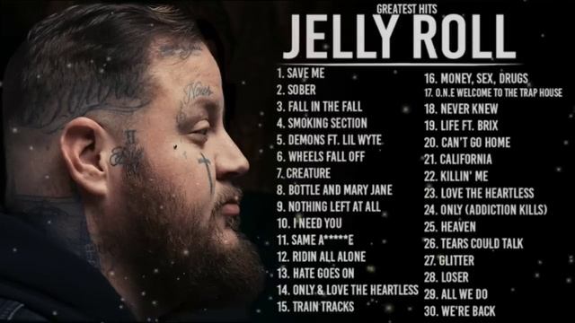 Jelly Roll - Greatest Hits 2022 | TOP 100 Songs Of The Weeks 2022 - Best Playlist Full Album