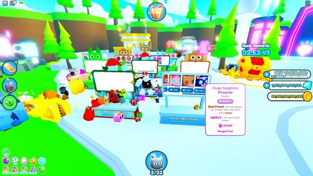 ХОТЕЛ ПОТРАТИТЬ ТРИЛЛИОН ГЕМОВ, А ПОЛУЧИЛ... В PET SIMULATOR X В РОБЛОКС! ROBLOX смотреть онлайн