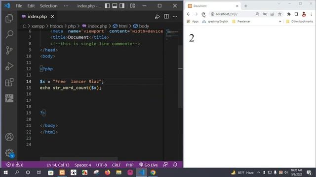 what is string function() in php | স্ট্রিং ফাংশন() смотреть онлайн