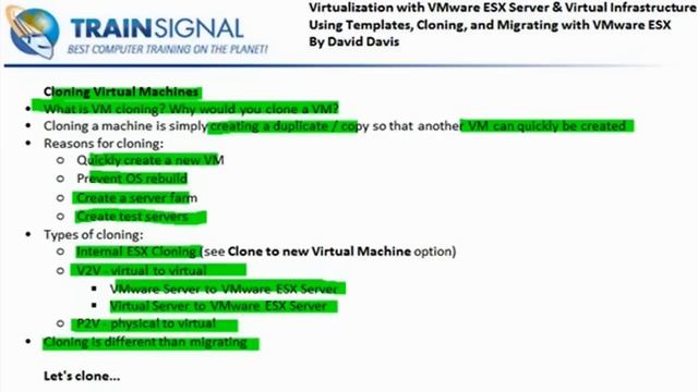 Clone a Virtual Machine In VMware ESX Server смотреть онлайн