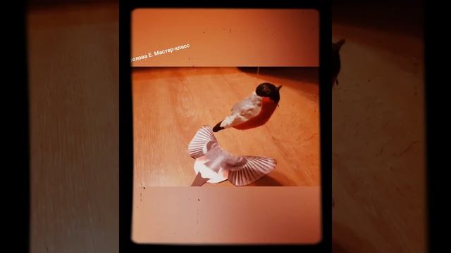 Снегирь своими руками! Как? Поделка из ваты! смотреть онлайн