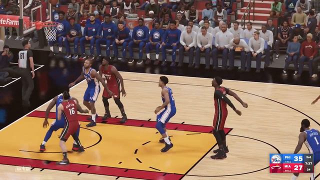 NBA 2K23 Gameplay - Philadelphia 76ers Vs Miami Heat - NBA 2K23 PS5 Full Game