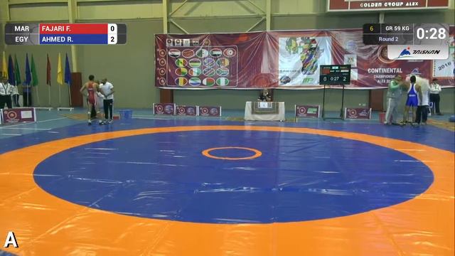 Round 2 GR - 59 kg: R. AHMED (EGY) df. F. FAJARI (MAR) by TF, 0-0 смотреть онлайн