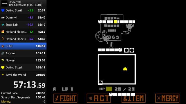 [UNDERTALE Speedrun] TPE Glitchless in 1:54:23.36 смотреть онлайн