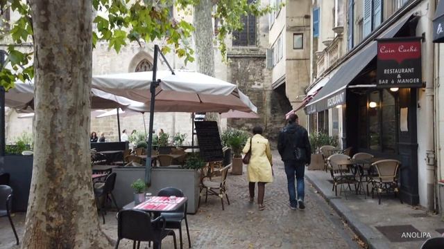 ?? AVIGNON • walking France • Medieval Centre • Tourism in France [4K] смотреть онлайн