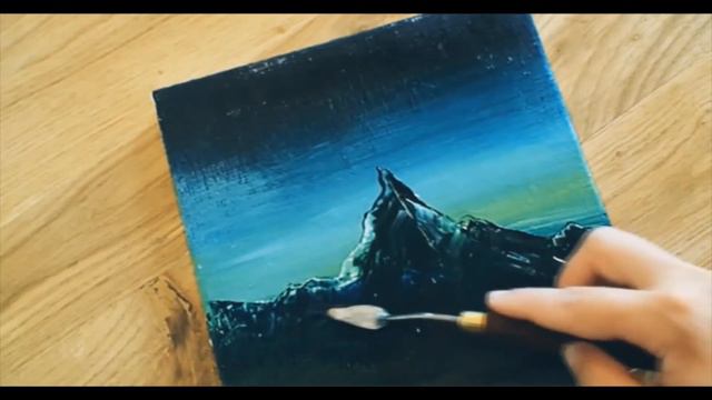 Mountain landscape/Acrylic painting Step by step/Горный ландшафт/ Picture # 19 смотреть онлайн