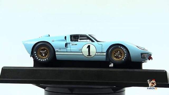 1:18 Shelby Collectibles Ford GT40 MK II N°1 Le Mans 1966 - Diecast HD Faron54 смотреть онлайн