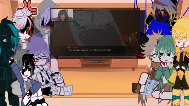 Реакция сансов+Краш на Dantekris || 2 часть || GACHA || SANS AU || смотреть онлайн