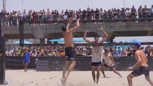 How to Block a Volleyball | Beach Volleyball Blocking Technique by Andy Benesh смотреть онлайн