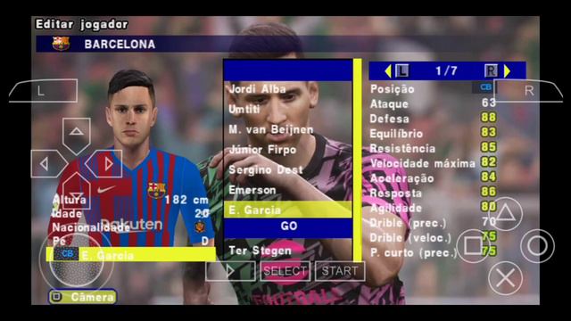 PES 2021 PPSSPP COM ELENCOS ATUALIZADOS LIGAS COM JÁ MESSI NO PSG Etc...