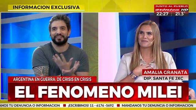 Amalia Granata: "En Rosario la gente está aterrada por el narco" смотреть онлайн