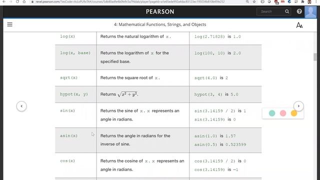 Daniel Liang Python Section 4.2 смотреть онлайн