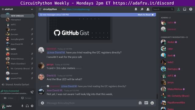 CircuitPython Weekly Meeting for March 22, 2021 @circuitpython #circuitpython #adafruit смотреть онлайн