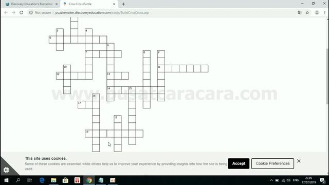 Cara Membuat TTS atau Teka Teki Silang Otomatis, CEPAT dan MUDAH !!! смотреть онлайн