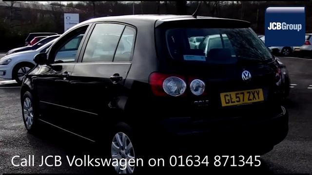 2008 Volkswagen Golf Plus LUNA FSI 1.6l Diamond Black Metallic GL57ZXY for sale at JCB VW Medway смотреть онлайн