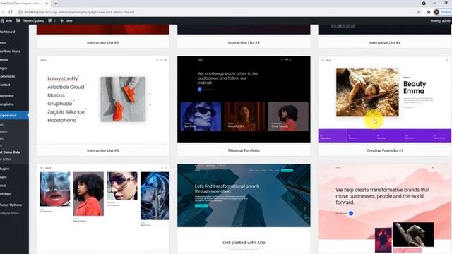 ARLO Portfolio WordPress Theme - HOW to upload a demo content with ONE CLIK demo importer смотреть онлайн