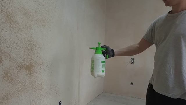 Шлифовка стен без пыли. Грунтовка стен.