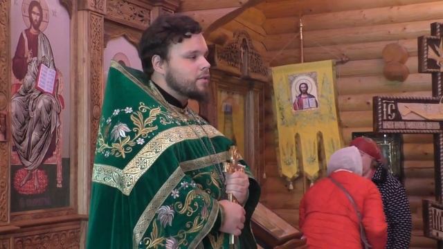 Престольный праздник в храме cв. прп. Амвросия Оптинского в селе Белоглинка 23.10.2018 смотреть онлайн