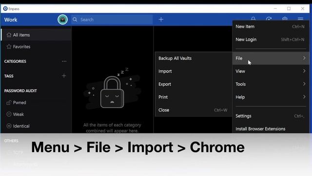 Import data from Chrome browser into Enpass Password Manager смотреть онлайн