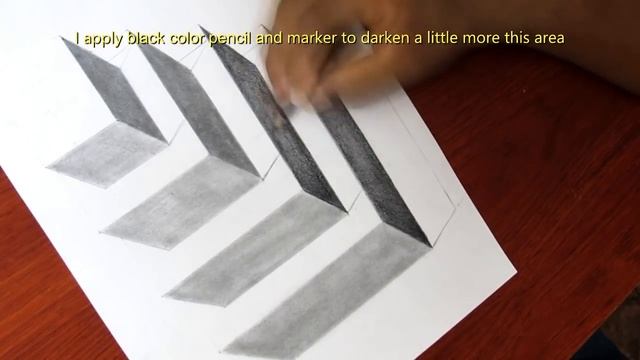How to Make a 3D Concrete Pyramid | Pencil Drawing смотреть онлайн