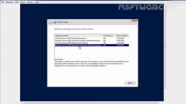 Windows Server 2016 Step-by-Step Installation смотреть онлайн