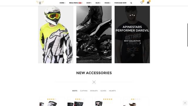 Motor Vehikal - Motorcycle Online Store WordPress Theme смотреть онлайн