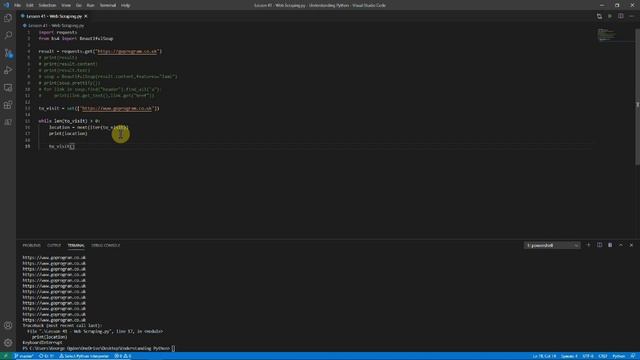 Understanding Python: Lesson 41 - Web Scraping смотреть онлайн