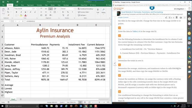 Excel Module 2 Lab 1 Solution Video смотреть онлайн