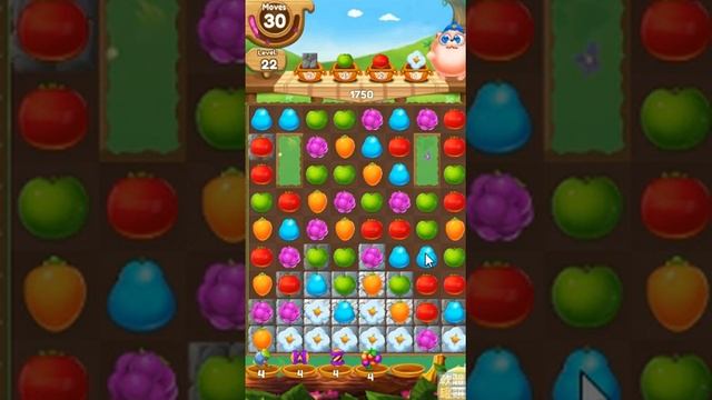 Fruit Crush Match 3 LEVEL 22 NO BOOSTERS ★★★ смотреть онлайн