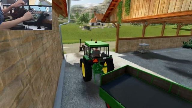 Farming Simulator 22 John Deere 1630 pure sound | Logitech g29 steering wheel gameplay смотреть онлайн