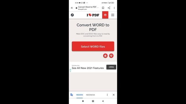 #ILOVEPDF#WORDKEPDF CARA MENGUBAH FILE DOCUMENT(Word, Excel, Ppt) KE PDF смотреть онлайн
