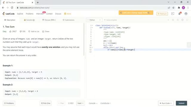 LeetCode Two Sum Problem using Python | Competitive Programming | CSE Animations смотреть онлайн
