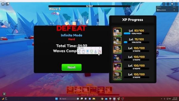 BEST OVERNIGHT TINYTASK/AUTOFARM INFINITE MODE IN ANIME ADVENTURES (UPD 13.5)