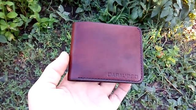 Кожаный кошелек ручной работы. DIY Bi-fold Leather Wallet handmade смотреть онлайн