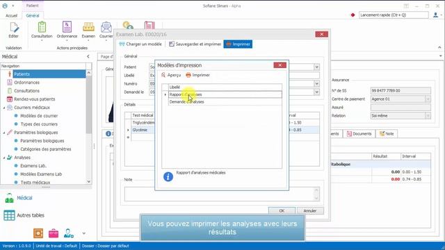 Gestion des analyses médicales avec Santymed смотреть онлайн