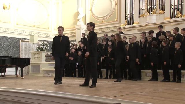11. Хор мальчиков хорового училища им.М.И.Глинки. Дирижирует Александр Мойковский смотреть онлайн