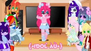 MLP Reacts To Pinkie Pie’s AUs || MLP || Reaction || Gacha Club