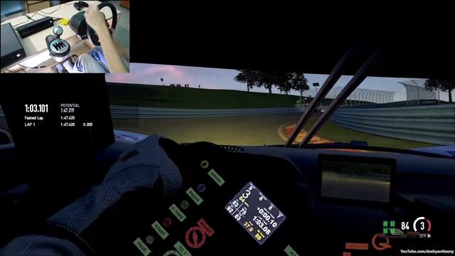 (POV) Ford GT LM GTE Chasing Aston Martin Vantage GTE And Ferrari 488 GTE At Watkins Glen | Trackda смотреть онлайн