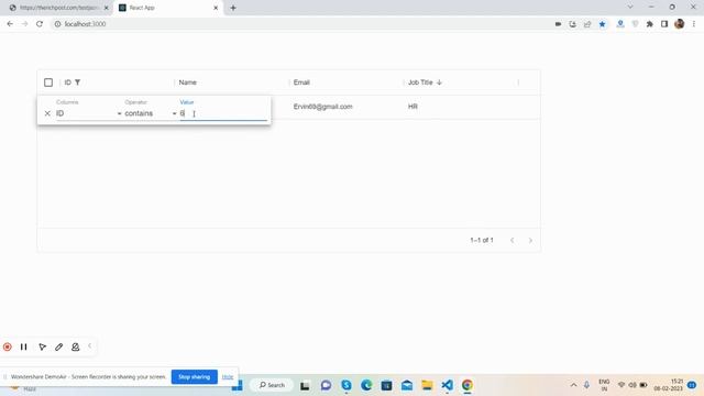 Reactjs Material UI Editable Data Grid with Dynamic Data(Web API) смотреть онлайн