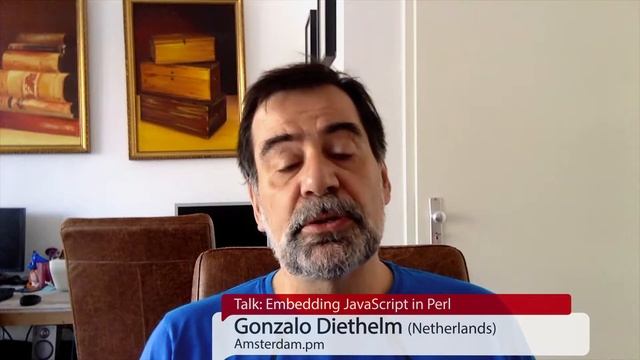 PerlCon announce: Gonzalo Diethelm. Embedding JavaScript in Perl смотреть онлайн