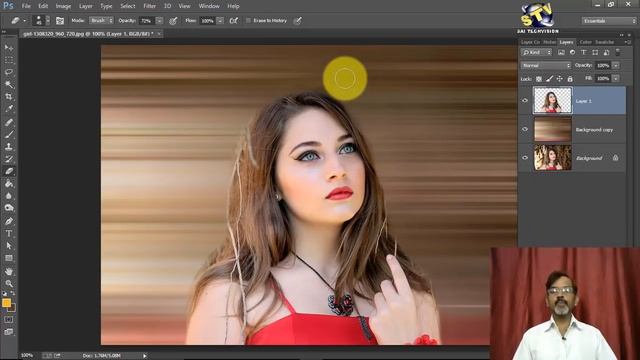 How to use Motion Blur and Radial Blur in Photoshop CC (Basic Series) Part-57 смотреть онлайн