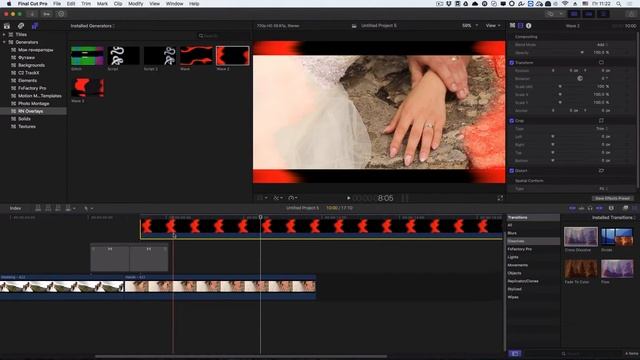 ГЕНЕРАТОР ЦВЕТНЫХ БЛИКОВ для FINAL CUT PRO. КАК СДЕЛАТЬ ЦВЕТНЫЕ БЛИКИ В FCP. Overlay generator смотреть онлайн