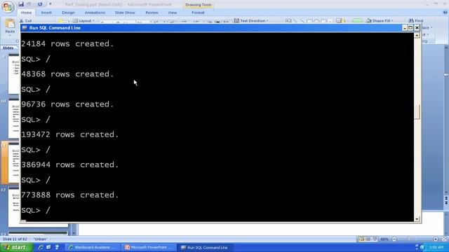 Effect of Oracle Block Space Utilization on Performance смотреть онлайн