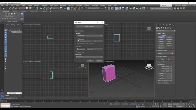 3ds Max Tutorial - How to change Units in 3ds Max смотреть онлайн