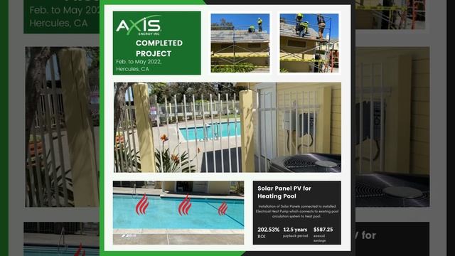 Solar PV for Pool Heating, Hercules, CA смотреть онлайн