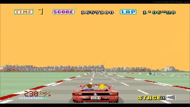 The original Out Run (1986) in Out Run 2 (2003) on Xbox смотреть онлайн